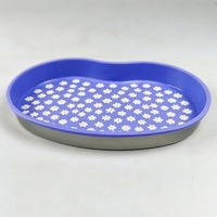 Plateau de rangement en métal anti-corrosion de qualité alimentaire, de forme spéciale et coloré, pour clés de bureau, bijoux, maquillage et accessoires pour ongles