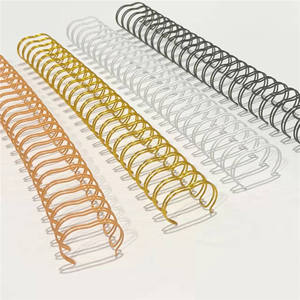 Electroplated ลวดผูกเกลียวโลหะสีทองขนาด7/8นิ้ว22.<span class=keywords><strong>2</strong></span>มม. สำหรับโน้ตบุ๊คปฏิทิน - Product Image 3