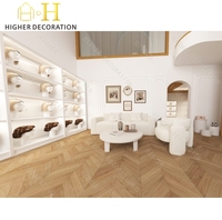 Meuble de présentation personnalisable pour salon de coiffure, design écologique, pour extensions capillaires