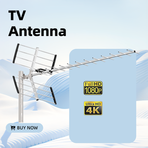 เสาอากาศทีวี OEM ODM กำลังขยายสูง 3.5 เท่า ระยะไกล เสาอากาศ HDTV ภายนอกอาคาร เสาอากาศ VHF HD รับสัญญาณทีวีดิจิตอลฟรี - Product Image 1