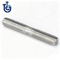 Factory Supply DIN940 Stud Bolt Stainless Steel Double End Threaded Screw Rod Two End Thread Stud for Machinery Assembly
