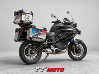 Moto de tourisme aventure Benelli TRK502 500cc à double cylindre parallèle refroidi par eau avec ABS
