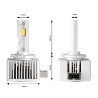 Nouvelle ampoule au xénon D1S remplaçant 100W CANBUS FREE D2S/R D3S/R D4S/R D5S/R D8S/R 10000lm 300% phares de voiture LED plus brillants