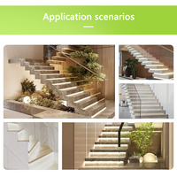 Contrôleur d'éclairage de bande LED pour escalier 12V 24V avec capteur de mouvement intelligent pour bande LED d'escalier, éclairage d'escalier intérieur