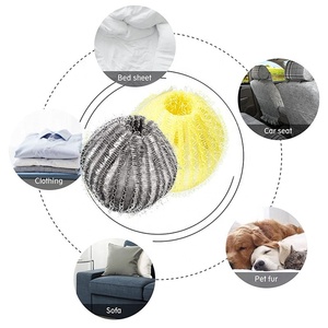 Removedor de Pelo de Gato, Bola Reutilizable, Adhesivo de Lana, Recolector de Pelusa de Mascotas, Bola de Lavandería de Nailon, Bolas Adhesivas para Pelo de Mascotas, Filtro para Lavadora - Product Image 5