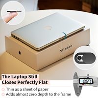 Yilador 0.03 pouces Ultra-mince Webcam couverture ordinateur portable caméra bloqueur curseur pour iPhone MacBook Pro iMac PC accessoire Mobile