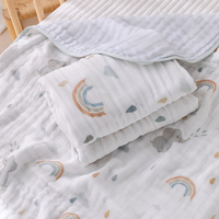Mantas de Muselina Personalizadas para Recién Nacidos, Suaves para Bebés Niños y Niñas, 100% Algodón, Mantas de Baño, Envolturas para Bebés, Sacos de Dormir, Cubiertas para Cochecito, Tapetes de Juego
