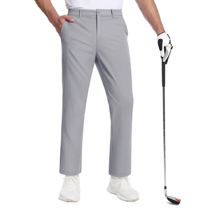 Pantaloni da Golf Lunghi da Uomo con Logo Personalizzato, Casual a Vita Media, Modello Dritto con Servizio OEM SS0426 HHJ - Product Image 3