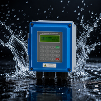 Medidor de Flujo Ultrasónico Portátil Yheng con Abrazadera, Medidor de Flujo de Agua de Amplia Aplicación para Monitoreo Industrial del Agua