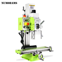 Machine de fraisage et de perçage verticale universelle NUMOBAMS VM18L en métal avec moteur sans balais de 750 W