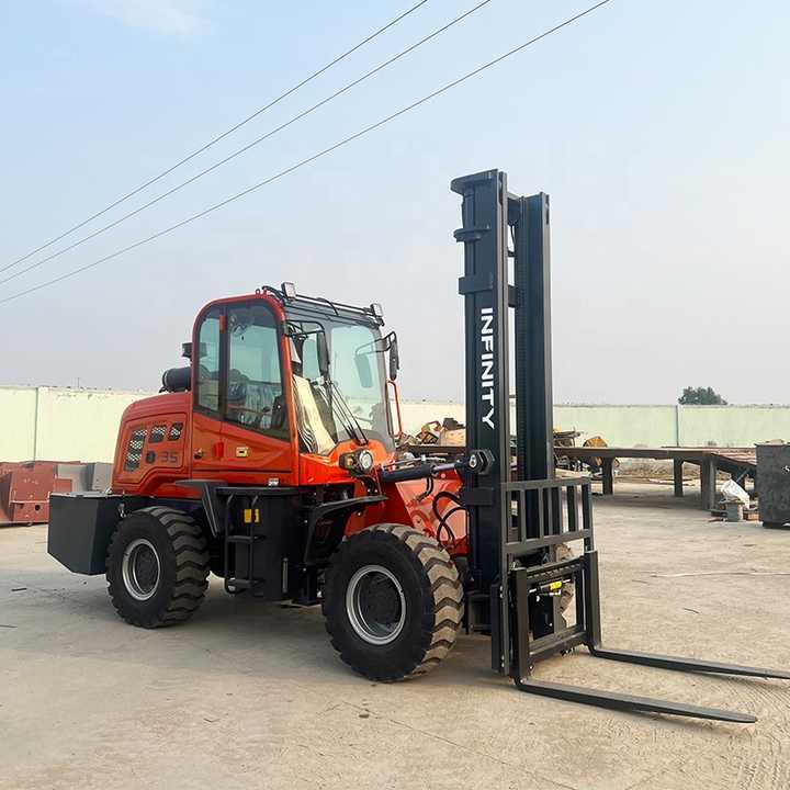 Cheap Price forklifts 3.5 ton portable counterweight for rough terrain