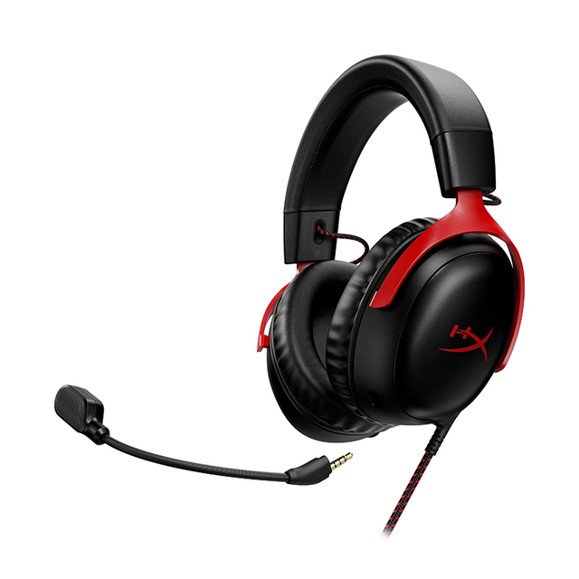 Hyperx Cloud 3 Black+Red Wired Gaming Headset Hyper-X Cloud III BLK/RED