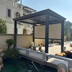 Gazebo de Lujo Ligero para Terraza Exterior, Resistente a <span class=keywords><strong>la</strong></span> Corrosión - Product Image 1