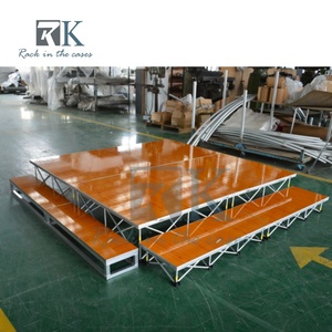 Mobile <b>Stage</b> <b>Platform</b> Aluminum Riser Floor Mounting Outdoor Concert Use - Product Image 6