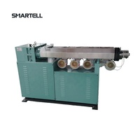 Machine d'extrusion de plastique à vis simple, ligne d'extrusion de tubes, fréquence variable, 45 mm, SMARTELL