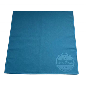 Chiffonnette de nettoyage en microfibre bleu ciel 200 GSM de qualité supérieure avec logo personnalisé en relief <span class=keywords><strong>pour</strong></span> instruments de musique et lentilles optiques 30 x 30 - Product Image 3