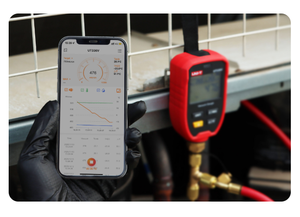 UNI-T UT336V Vacuometro Digitale Wireless ad Alta Precisione con Unità in Micron, MBar, Pa, KPa, HPa, MTorr, Torr, MmHg, InHg, InH2o, <span class=keywords><strong>Psia</strong></span> - Product Image 3