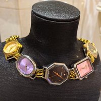 Montre chronographe haut de gamme pour femme, élégante et raffinée, avec bracelet en acier inoxydable, boîtier en alliage, bouton tendance, romantique et individualiste