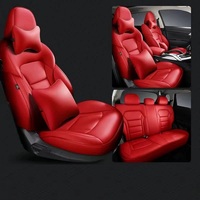 Housses de siège de voiture complètes en cuir de luxe durable, imperméables, protège-sièges auto pour Honda XRV CRV Fit Accord Vezel