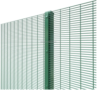 Hoogwaardig warmtebehandeld staal PVC & poedercoating 358 beveiligingshekpanelen anti-klim aanpasbare afmetingen buitengebruik