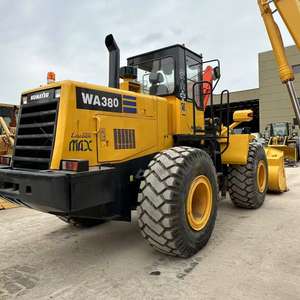 Buena calidad original usado Komatsu WA380 cargador de ruedas cargador frontal en stock excavadora para la venta - Product Image 3