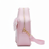 Sac Ita en cuir PU rose étoile scintillante, mignon et kawaii, avec ailes d'ange, pour cosplay et événements à thème