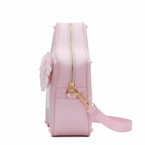 Sac Ita en cuir PU rose étoile scintillante, mignon et kawaii, avec ailes d'ange, pour cosplay et événements à thème - Product Image 3