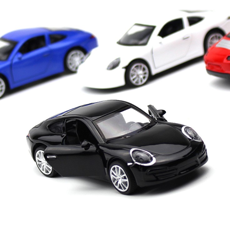 Модель автомобиля Porsche 911 в масштабе 1:36, модель автомобиля из сплава, украшение, игрушка, литой модель, игрушка для мальчика