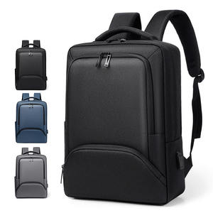 Custom Waterproof <b>Black</b> Laptop <b>Backpack</b> Oxford School Bags Custom Logo Usb Promotional Mochila Laptop <b>Backpack</b> - Product Image 6