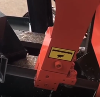 Scie à ruban d'angle CNC haute productivité, modèle fabriqué en Chine, pour la découpe horizontale des métaux