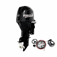 Nouveau design YAMASUN 25HP Moteur hors-bord 4 temps à arbre long avec commande par timon et démarrage manuel – Fabricant