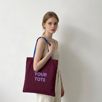 Sac fourre-tout pliable léger pour femme, motif brodé avec logo, grande capacité, imperméable, portable pour le voyage