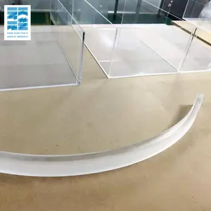 Custom Frosted Acrylic Hot Bending Products Bending Shape Acrylic OEM