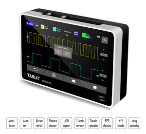 ออสซิลโลสโคปดิจิตอล FNIRSI 1013D 2CH 100MHz 1GSa/s เครื่องมือวิศวกรรมอิเล็กทรอนิกส์แบบพกพาประสิทธิภาพสูง รุ่น 1013D FNIRSI 1013D - Product Image 2