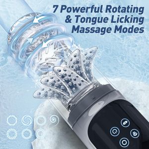 Masturbador Masculino Automático con Rotación y Succión, Copa Eléctrica con Baño de Agua, Juguetes Sexuales para Hombre, Consolador para Autoestimulación - Product Image 3