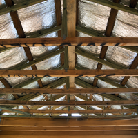 Panneau en laine de verre avec revêtement en aluminium imperméable à l'humidité pour l'isolation thermique des murs extérieurs des maisons préfabriquées et des conteneurs