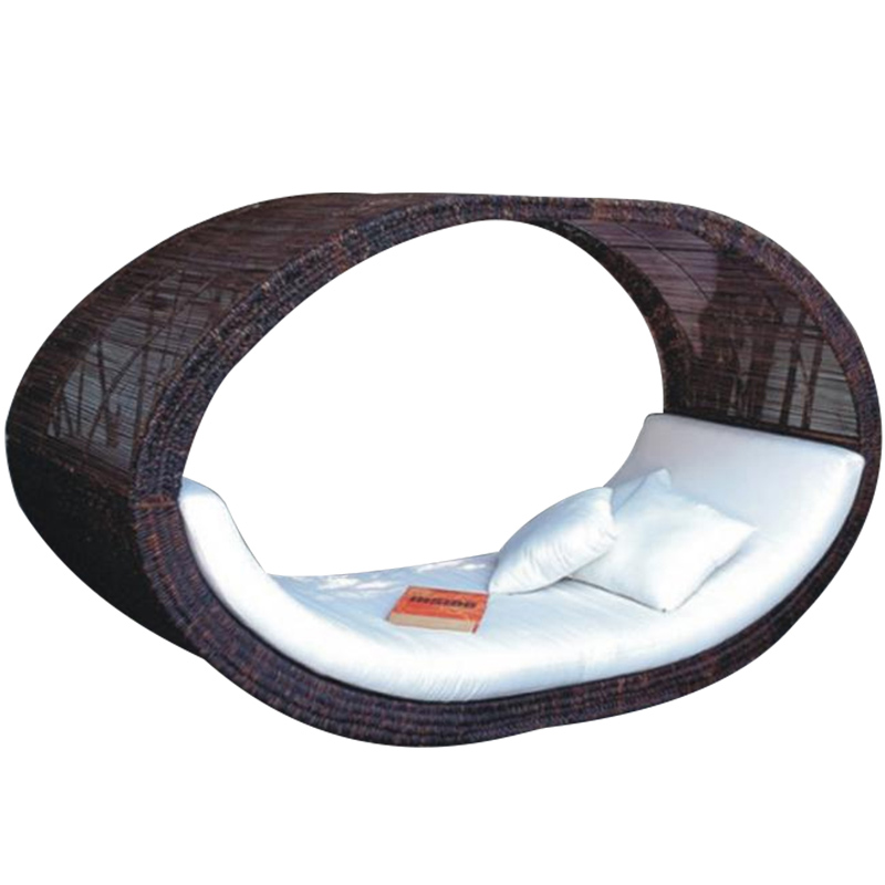 De Laatste Mode Hot Koop Nieuwste Ontwerpen Rieten Daybed,Chaise Lounge Dag Bed,Outdoor Meubels Grote Zon Bed