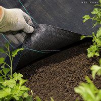 Toile de paillage verte résistante aux intempéries de marque propre pour serres, pépinières, contrôle de la température du sol et plantation printanière