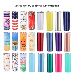 Vaso <span class=keywords><strong>de</strong></span> Acero Inoxidable 304 <span class=keywords><strong>de</strong></span> 20 oz, <span class=keywords><strong>de</strong></span> Gran Capacidad, Apto para Automóviles, Portátil, Resistente al Hielo, con Laterales Rectos - Product Image 1