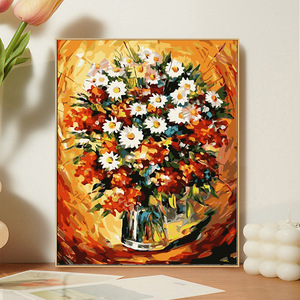 Sáng Tạo Tường Nghệ Thuật Trang Trí Nội Thất Người Lớn Trẻ Em Màu Vẽ Trên Vải Handpainted Dầu Trang Trí Bức Tranh Tự Làm Tranh Bằng Số - Product Image 5