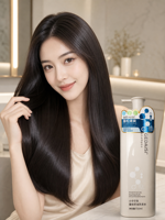 Shampo Pengontrol Minyak Peptida Molekul Kecil, Rambut Tetap Halus Meskipun Mengembang, Kontrol Minyak Mendalam