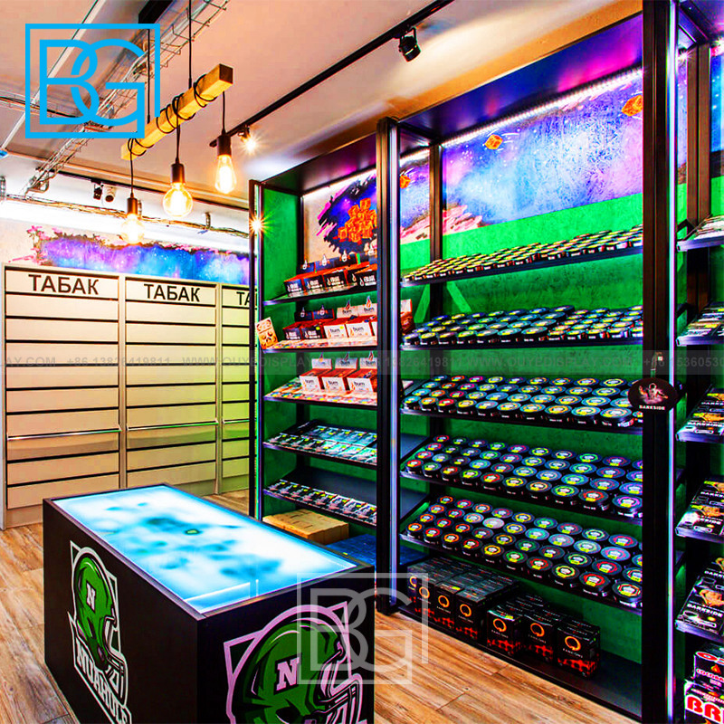 Vapor Wall Decor Retail Best Shisha Lounge Hookah Display