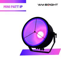 Projecteurs LED Wash rétro 450W IP54 IP RGBLAC 6-en-1 1800~8500K Mini PATT DMX512 à suspension pour DJ, discothèques et événements