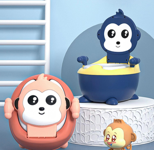 Chaise de toilette pour bébé en plastique de haute qualité 2026, siège d'apprentissage de la propreté en forme de singe de dessin animé mignon, chaise d'apprentissage de la propreté pour tout-petits - Product Image 6