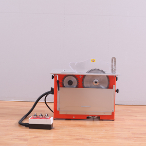 Machine à scier à table coulissante pour le travail du bois, portable, sans poussière, à double lame, pour la découpe du bois, modèle W, direct usine - Product Image 2