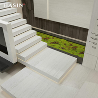 Carreaux de marbre en porcelaine frittée 1800x3200, aspect mat, pour escaliers, îlots de cuisine, comptoirs, antibactériens, pour salon et chambre à coucher