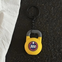 Porte-clés tendance pour le fitness et le yoga, mini pendentif de sac sportif en caoutchouc écologique, série Miu, pour bouteille d'eau