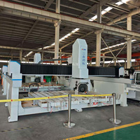 Raintech CNC 5 Ejes+ Router, Máquina de Corte de Mármol, Sierra de Puente para Azulejos de Cuarzo y Piedra, para Granito