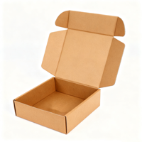 Caja de almacenamiento y envío de comercio electrónico personalizado de cartón corrugado con impresión de cuatro colores, embalaje de regalo en relieve reciclable
