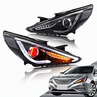 Projecteurs LED compatibles avec Hyundai Sonata 2011-2014 (ne convient pas aux modèles hybrides et sans nivellement automatique)